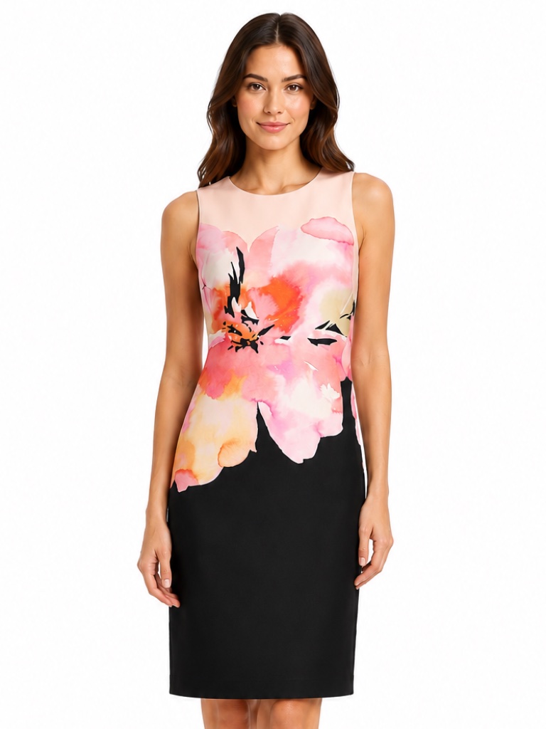 Calvin Klein - Floral Sheath Dress